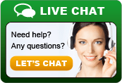 Springbok's live chat banner asking whether you need help or have any questions